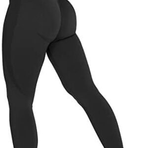 YEOREO Women High Waist Seamless Workout Leggings Gym Smile Contour Yoga Pants Athletic Tights