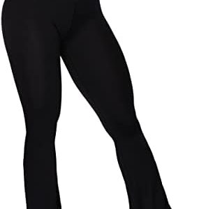 Sunzel Flare Leggings, Crossover Yoga Pants with Tummy Control, High-Waisted and Wide Leg