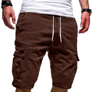 Brnmxoke Waterproof Hiking Pants Men,Mans Short Joggers Hiking Pants Fitness Hiking Casual Sweatpants Pants,Men's Hiking Pant