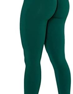 AUROLA Workout Leggings for Women Seamless Scrunch Tights Tummy Control Gym Fitness Girl Sport Active Yoga Pants