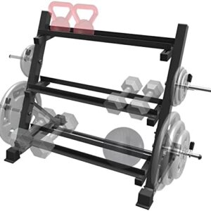 Balelinko Dumbbell Rack, Weight Rack Storage Stand for Dumbbells Home Gym (1300LBS/900LBS/800LBS Weight Capacity)