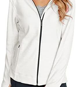 Bingerlily Women's Full Zip Athletic Running Jackets Tops with Pockets