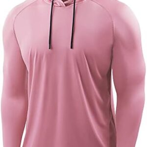 CADMUS Men's Workout Long Sleeve Fishing Shirts UPF 50+ Sun Protection Dry Fit Hoodies