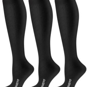 CAMBIVO Compression Socks for Women and Men (3 Pairs), Compression Stockings 20-30mmHg for Running, Walking, All-Day Wear