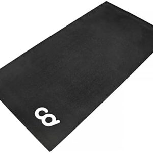 CyclingDeal Bike Bicycle Trainer Floor Mat - Suits Ergo Mag Fluid for Indoor Cycles Stepper Compatible with Indoor Bikes - Floor Thick Mats for Exercise Equipment - Gym Flooring