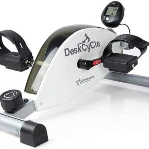 DeskCycle Under Desk Bike Pedal Exerciser - Mini Exercise Bike Desk Cycle, Leg Exerciser for Physical Therapy & Desk Exercise - Adjustable Leg and Standard Versions