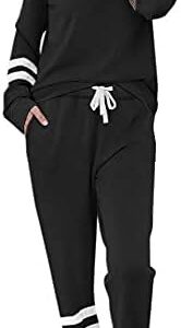 ETCYY NEW Lounge Sets for Women Two Piece Outfits Sweatsuits Sets Long Pant Loungewear Workout Athletic Tracksuits