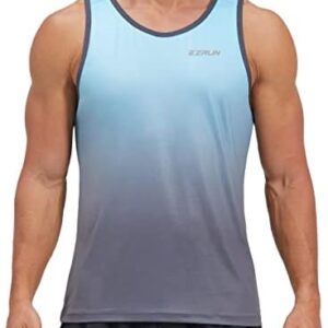 EZRUN Men's Quick Dry Sport Tank Top for Bodybuilding Gym Athletic Jogging Running,Fitness Training Workout Sleeveless Shirts