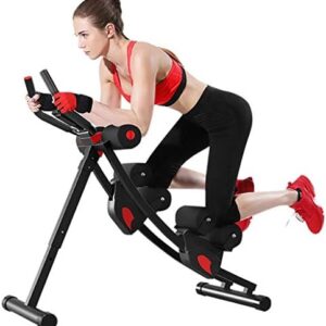 Fitlaya Fitness ab machine, ab workout equipment for home gym, Height Adjustable ab trainer, foldable fitness equipment.