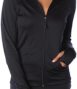 Global Blank Define Jacket Womens Athletic Jackets for Workout, Scrub and Gym Jackets Women