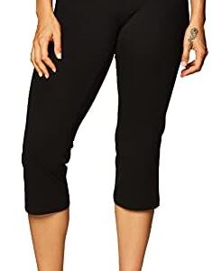 Jockey Women's Activewear Cotton Stretch Flare Capri