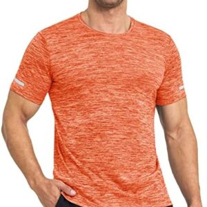 MAGCOMSEN Men's Workout T-Shirts Quick Dry Athletic Moisture Wicking Performance Shirt for Running Gym