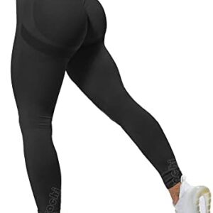 MOHUACHI High Waisted Leggings for Women Tummy Control Butt Lifting Yoga Pants Workout Compression Tights