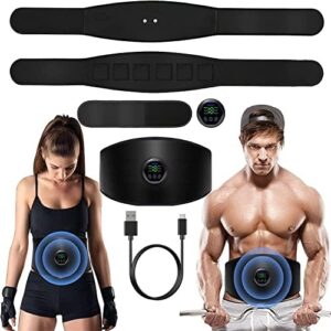 Muscle Toner ABS Training Workout Belt Body Abdominal Toning Gear Waist Trimmer Ab Workouts Intelligent Portable Fitness Apparatus for Men Women Abdomen/Arm/Leg Home Office Exercise