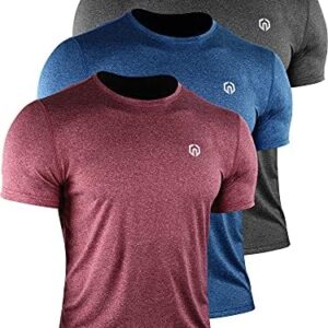 NELEUS Men's Dry Fit Athletic Running Shirt