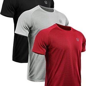 NELEUS Men's Dry Fit Mesh Athletic Shirts