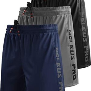 NELEUS Men's Lightweight Workout Athletic Shorts with Pockets