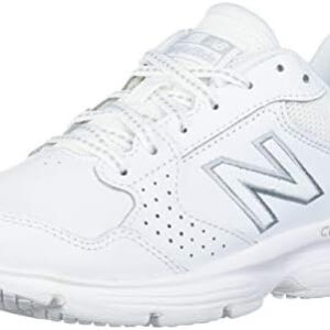 New Balance Women's 411 V1 Walking Shoe, White/White, 7