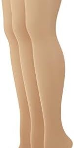 No nonsense Women’s Graduated Compression Control Top Pantyhose - Sheer Leg, Firming Control