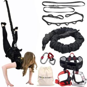 PRIOR FITNESS Bungee Fitness Set Yoga Bungee Cord Rope Resistance Air Dance Rope Exercise Fitness Home Gym Professional Training Equipment