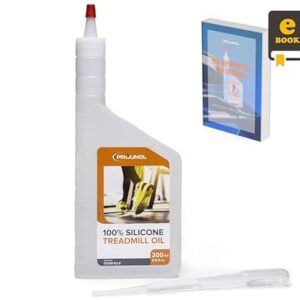 Prounol 100% Silicone Treadmill Lubricant for Belt – 6.8 Ounce Treadmill Oil Belt Lubricant - Easy to Apply Silicone Oil Ultra Precise Applicator Treadmill Belt Lubricant - All Brands Treadmill Lube