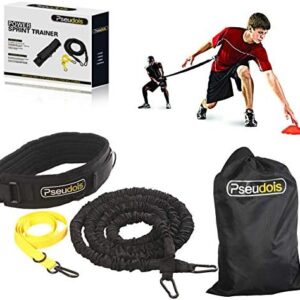 Pseudois Resistance Bungee Band, Running Training Bungee Workout Band, Speed Strength, Basketball and Football Equipment for Improving Strength, Power and Agility