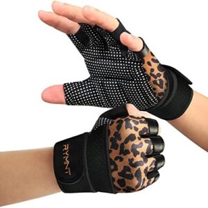 RYMNT Workout Gloves with Wrist Wrap Support, Weight Lifting Gloves with Full Palm Protection & Extra Grip for Men Women Gym Exercise, Cross Training, Weightlifting, Pull ups