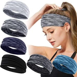 TERSE Workout Headbands for Women Non Slip Sweatbands Hair Band’s for Women Athletic Hair Sports Yoga Running Moisture Wicking Head Band