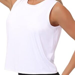 THE GYM PEOPLE Women's Workout Tops in Ice Silk Quick Dry Sleeveless