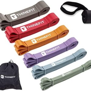 THINEFIT Pull Up Assistance Bands, Resistance Band, Pull Up Bands, Workout Band, Resistance Band Set, Exercise Band for Working Out, Muscle Training, Physical Therapy, Shape Body