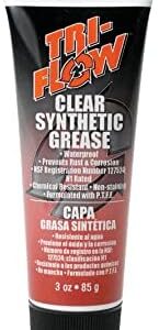 Tri-Flow TF23004 Clear Synthetic Grease - 3 oz. Tube , Red