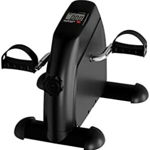 Under Desk Bike and Pedal Exerciser - At-Home Physical Therapy Equipment and Exercise Machine for Arms and Legs with LCD Screen by Wakeman Fitness