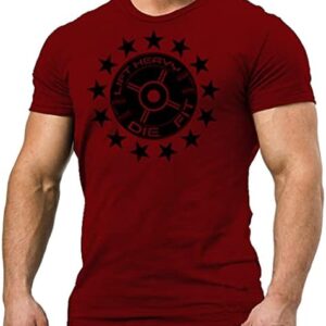 Unleash Your Strength - 45lb Plate and Stars Unisex Shirt - The Ultimate Fitness Apparel for Gym-Goers & Athletes