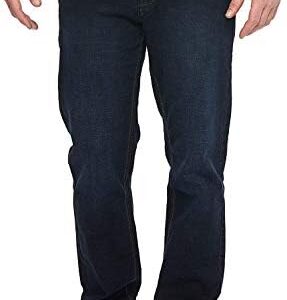 Urban Star Mens Jeans Relaxed Fit – Straight Leg Stretch Jeans for Men – Ultimate Comfort Superflex Pants