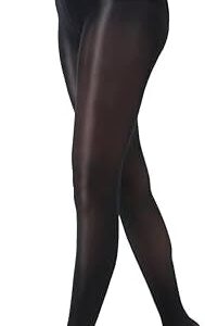 VEBZIN Sheer Tights for Women High Waisted Oil Shimmer Reflection Sheer Pantyhose (140-240lb, 220-385lb)