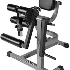 Valor Fitness CC-4 Adjustable Leg Curl Extension Machine 8 Positions- Plate Loaded Max Weight 150 lbs - Home Gym Hamstring Workout, Quad Exercise Equipment