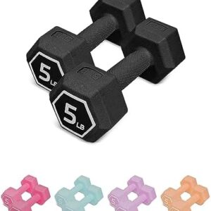 ZTTENLLY Dumbbell Sets - 5/10/15/20/25/36 lb Dumbbells Pair Hand Weights Set of 2 - Easy Grip - Free Arm Weights for Men and Women, Home Gym Exercise Equipment for Workouts Fitness Strength Training