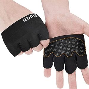 ihuan New Weight Lifting Gym Workout Gloves Men & Women, Partial Glove Just for The Calluses Spots, Great for Weightlifting, Exercise, Training, Fitness