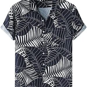 webert Nice Dress Shirts for Men,Men's T-Shirt Printed Casual Blouse Tunic Down Tropical Shirt Basketball Clothes