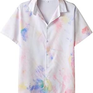 webert Soft T Shirts for Men,Men Short Sleeve Spring Summer Casual Printed Shirts Fashion Top Blouse Shirts Leotard Men