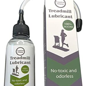 100% Silicone HIGH Performance Treadmill Belt Lubricant - 2 Ounce Bottle - Easy to Use Applicator Tube - Comes with Instructions