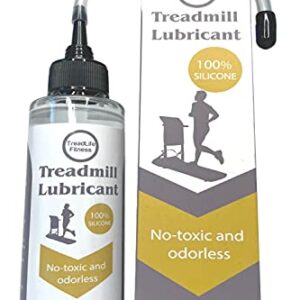 100% Silicone HIGH Performance Treadmill Belt Lubricant - 4 Ounce Bottle - Easy to Use Applicator Tube - Comes with Instructions