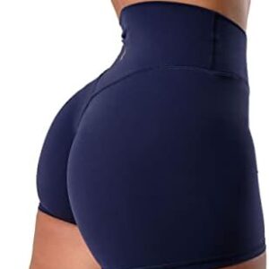 Kamo Fitness Featherlite Enhance 6" Women's Biker Shorts, Hidden Scrunch, No Front Seam, Soft, Lightweight, Butt-Lifting Yoga