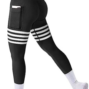 A AGROSTE Seamless Workout Leggings for Women Scrunch Butt Lifting Leggings Booty High Waisted Yoga Pants Gym Leggings