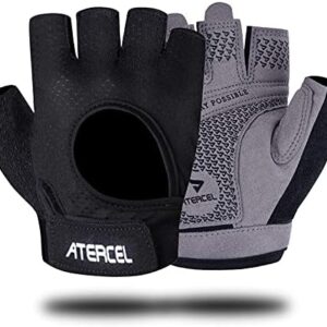 ATERCEL Weight Lifting Gloves Full Palm Protection, Workout Gloves for Gym, Cycling, Exercise, Breathable, Super Lightweight for Mens and Women