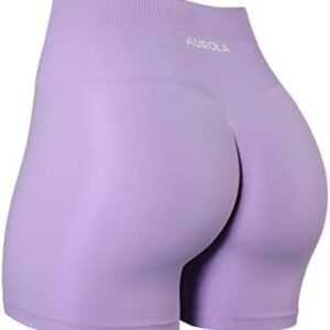 AUROLA Dream Collection Workout Shorts for Women Scrunch Seamless Soft High Waist Gym Shorts