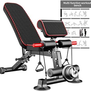 Adjustable Weight Bench Utility Workout Bench for Home Gym,Foldable Incline Decline Benches for Full Body Workout