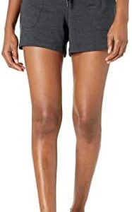 Amazon Essentials Women's Brushed Tech Stretch Short (Available in Plus Size)