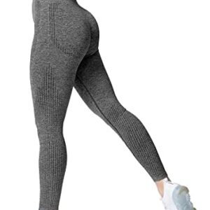 Aoxjox Women's High Waist Workout Gym Vital Seamless Leggings Yoga Pants