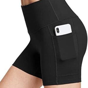 BALEAF Women's 8"/ 7"/ 5" High Waist Biker Shorts Yoga Running Volleyball Workout Gym with Pockets for Summer